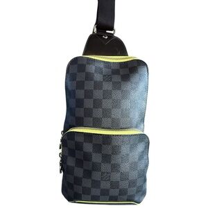 Authentic LV Avenue Sling Bag Damier Graphite